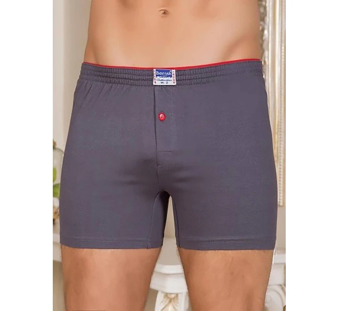 Boxerky BR BK 1099.26P tmavě šedé Boxerky BR BK 1099.26P tmavě šedé