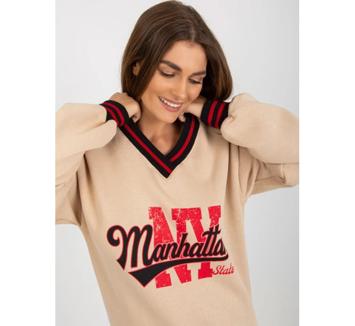 Mikina EM BL 754.37 béžová