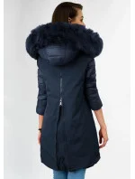 ZIMOWA KURTKA DAMSKA Z  GRANATOWA model 21242200 - Libland