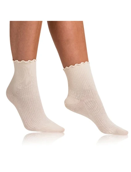 Dámské ponožky FANCY MODAL SOCKS - BELLINDA - smetanová Dámské ponožky FANCY MODAL SOCKS - BELLINDA - smetanová