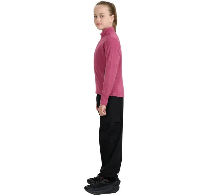 Dívčí fleece 4F F346 tmavě fialový 4FJWAW25TFLEF346 50S