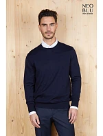 NEOBLU Stuart Men Pánský svetr 24.4037 night blue