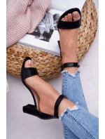 Dámské Sandály Na Podpatku Černé Lexi Dámské Sandály Na Podpatku Černé Lexi