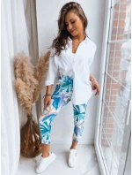 Dámské kalhoty FLOWER GARDEN green FashionStreet UY1473