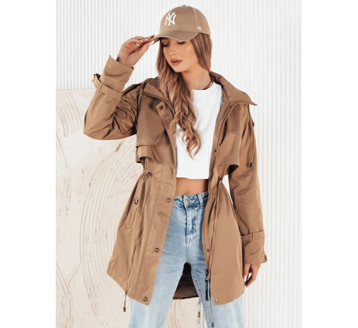 Dámská přechodná bunda parka BRENS béžová FashionStreet TY4231