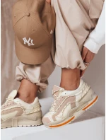 Dámské tenisky na platformě beige model 21983158 - Dstreet