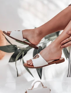 Dámské žabky se srdcem LOVEMISS white FashionStreet ZY0770