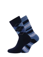 Ponožky WiK 20644 Stripes, Rhomboids Pánské A'2 39-46