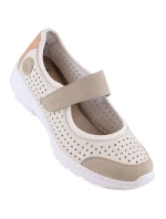 Pohodlná polobotka W béžová model 22033608 - Rieker
