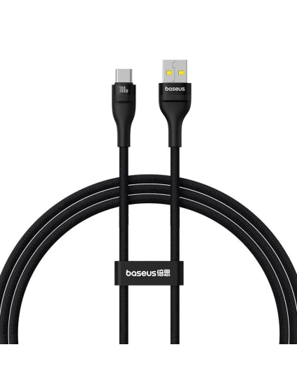 Baseus Flash 2 USB-USB C kabel 100W 1m (černý)