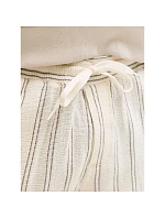 Jack&Jones pánské pruhované šortky JPSTJAIDEN COBA STRIPE JOG SHORTS REG SN 12274413 Antique White Stripes