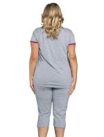 Italian Fashion Tabata cr.r. sp.3/4 barva: melange/amarantová