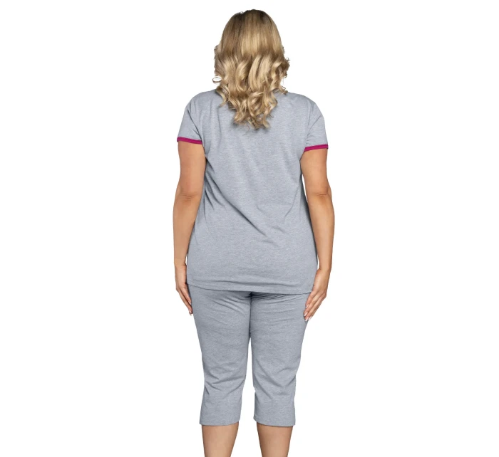 Italian Fashion Tabata cr.r. sp.3/4 barva: melange/amarantová