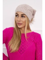 Sandra K210 světle béžová fleecová čepice Sandra K210 světle béžová fleecová čepice