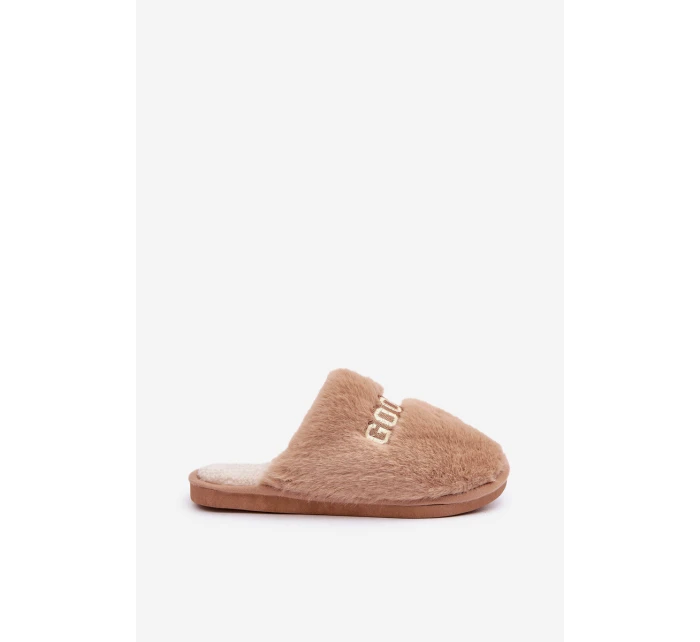 Dámské Pantofle S Kožíškem A Hnědé model 21681753 - Boto Dámské Pantofle S Kožíškem A Hnědé model 21681753 - Boto