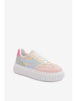 Dámské tenisky na platformě z eko semiše vícebarevné model 21997817 - Boto