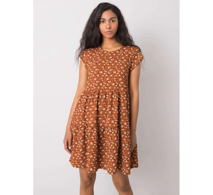 Šaty D50051Z30268 světle hnědé