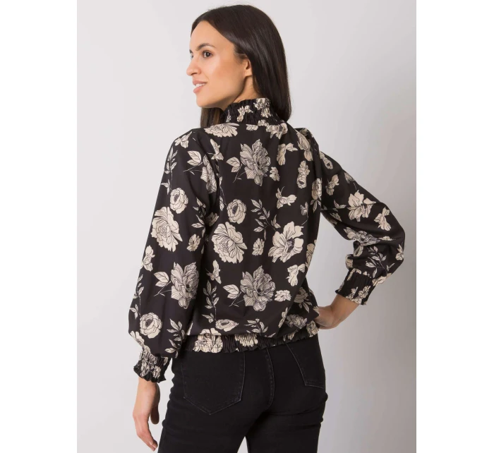 Halenka DHJ BZ 8501.79 černá a béžová Halenka DHJ BZ 8501.79 černá a béžová