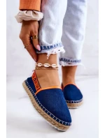 Dámské espadrilky Slip-on Big Star - tmavě modré Dámské espadrilky Slip-on Big Star - tmavě modré