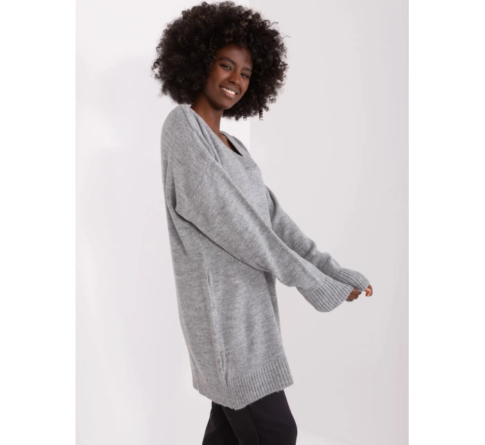 Jumper BA SW 0577.36X šedý - FPrice