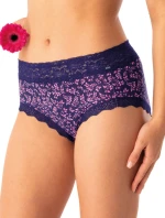 Dámské kalhotky 2PACK LPC 547 Tmavě modrá / Růžová vzor - Key