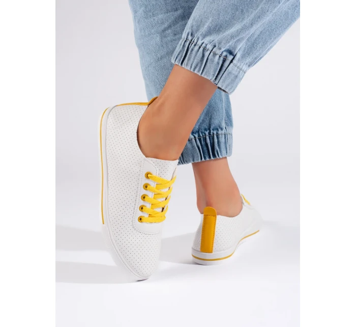 Designové tenisky bílé dámské Designové tenisky bílé dámské