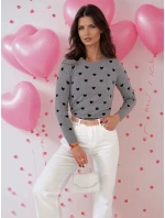 Dámský svetr FREYJA šedý FashionStreet MY2049