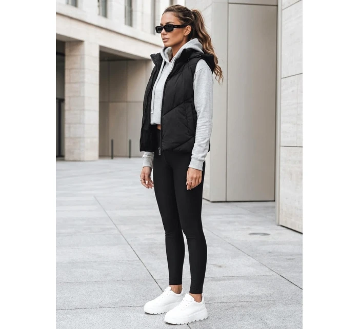 Dámská prošívaná vesta LIKEHUGS černá FashionStreet TY4978