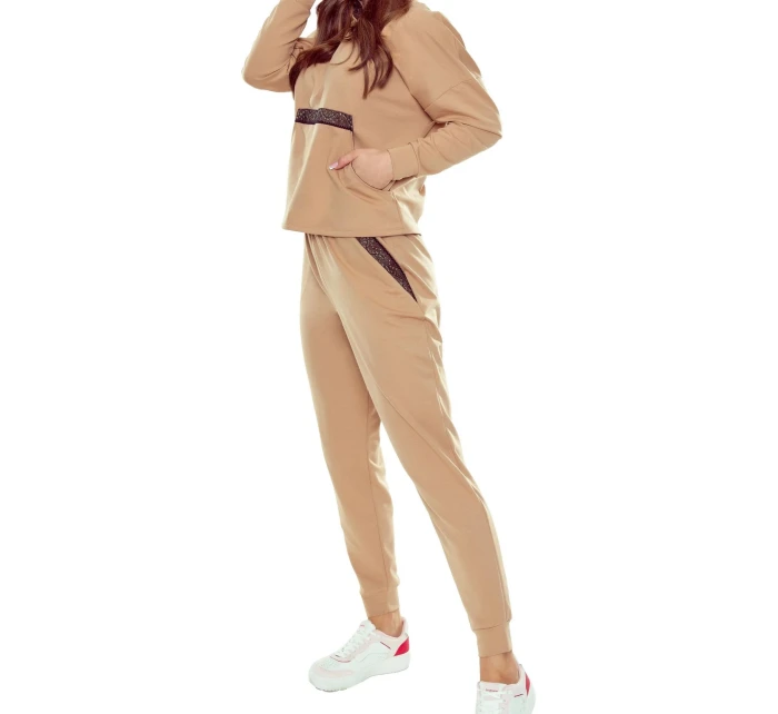 Dámská tepláková souprava Ferbi beige - ELDAR