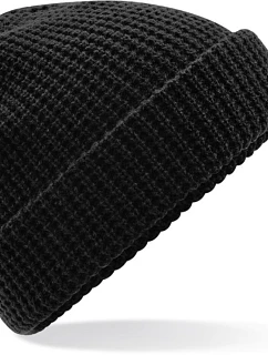 Beechfield B 422 Vaflová pletená čepice 53.0422 black