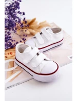 Dětské tenisky na suchý zip Bílý model 21578694 - Boto Dětské tenisky na suchý zip Bílý model 21578694 - Boto