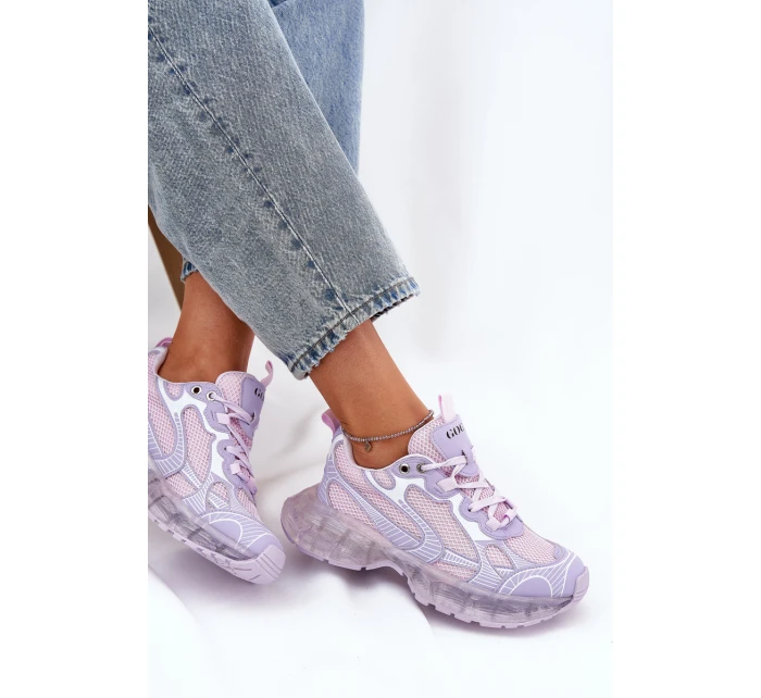 Dámské Kožené Tenisky GOE RR2N4081 Fialové