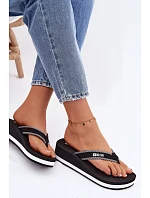 Dámské žabky na platformě Big Star NN274A727 Černé