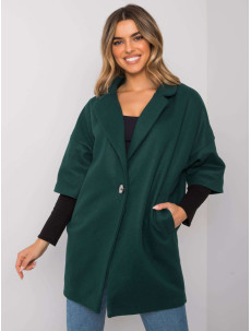 Dámský kabát CHA PL 0409.30x tmavě zelený