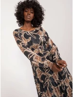 Sukienka DHJ SK model 20105232 czarno beżowy - FPrice