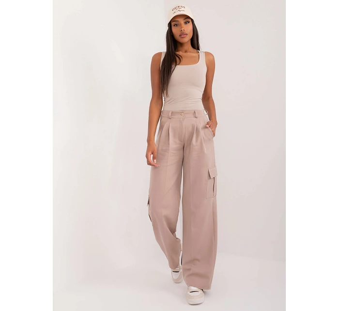 Spodnie LK SP model 22046187 beżowy - FPrice