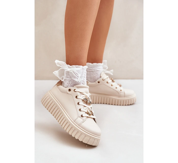 Dámské tenisky 24SP26-4756 béžové - Grelesi Dámské tenisky 24SP26-4756 béžové - Grelesi