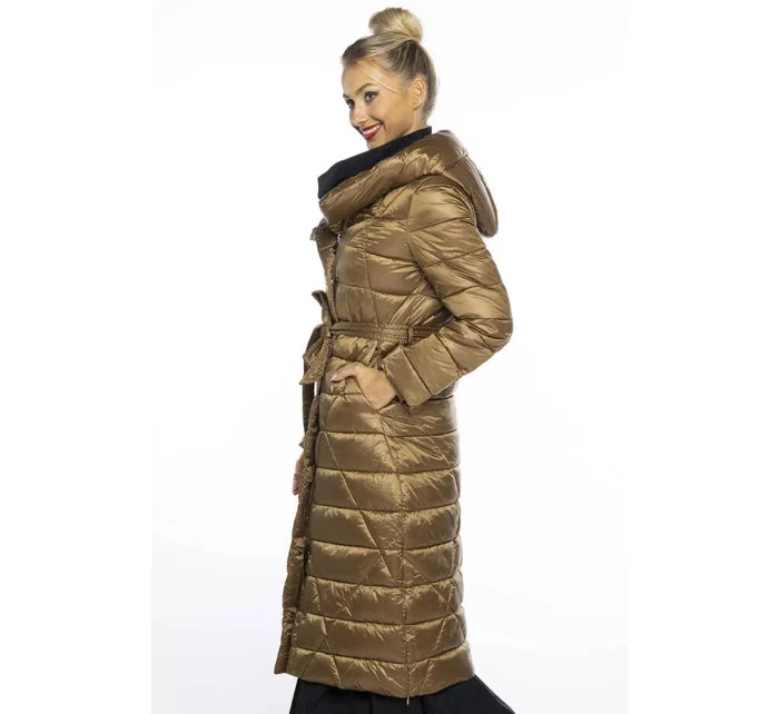 prošívaný kabát s kapucí model 21247349 - Ann Gissy