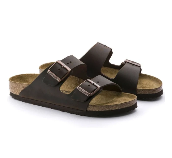 Dámské/pánské hnědé žabky Birkenstock Arizona Nubuk Habana narrow (52533) Dámské/pánské hnědé žabky Birkenstock Arizona Nubuk Habana narrow (52533)