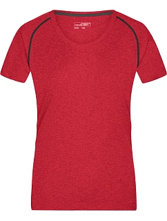 Daiber JN 495 Dámské funkční tričko 02.0495 red melange/titan