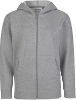 Neutral O 13301 Dětská mikina s kapucí z bio bavlny 77.1331 sport grey
