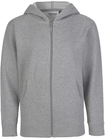 Neutral O 13301 Dětská mikina s kapucí z bio bavlny 77.1331 sport grey Neutral O 13301 Dětská mikina s kapucí z bio bavlny 77.1331 sport grey