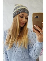 Čepice s fleecem Patrycja K254 žlutá+černá