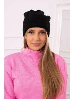 Dámská čepice Aniela K338 černá Dámská čepice Aniela K338 černá