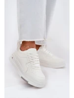 Nízké dámské sneakersy Big Star RR274A310 HI-POLY SYSTEM Bílé Nízké dámské sneakersy Big Star RR274A310 HI-POLY SYSTEM Bílé