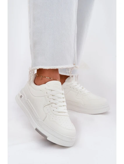 Nízké dámské sneakersy Big Star RR274A310 HI-POLY SYSTEM Bílé Nízké dámské sneakersy Big Star RR274A310 HI-POLY SYSTEM Bílé