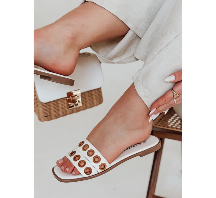 Dámské žabky STELLSAN white FashionStreet ZY0853