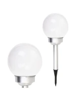 LAMPA SOLARNA KULA MLECZNA 15x44CM