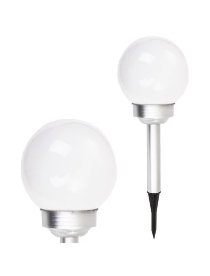 LAMPA SOLARNA KULA MLECZNA 15x44CM