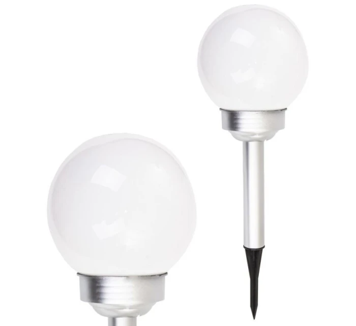 LAMPA SOLARNA KULA MLECZNA 15x44CM